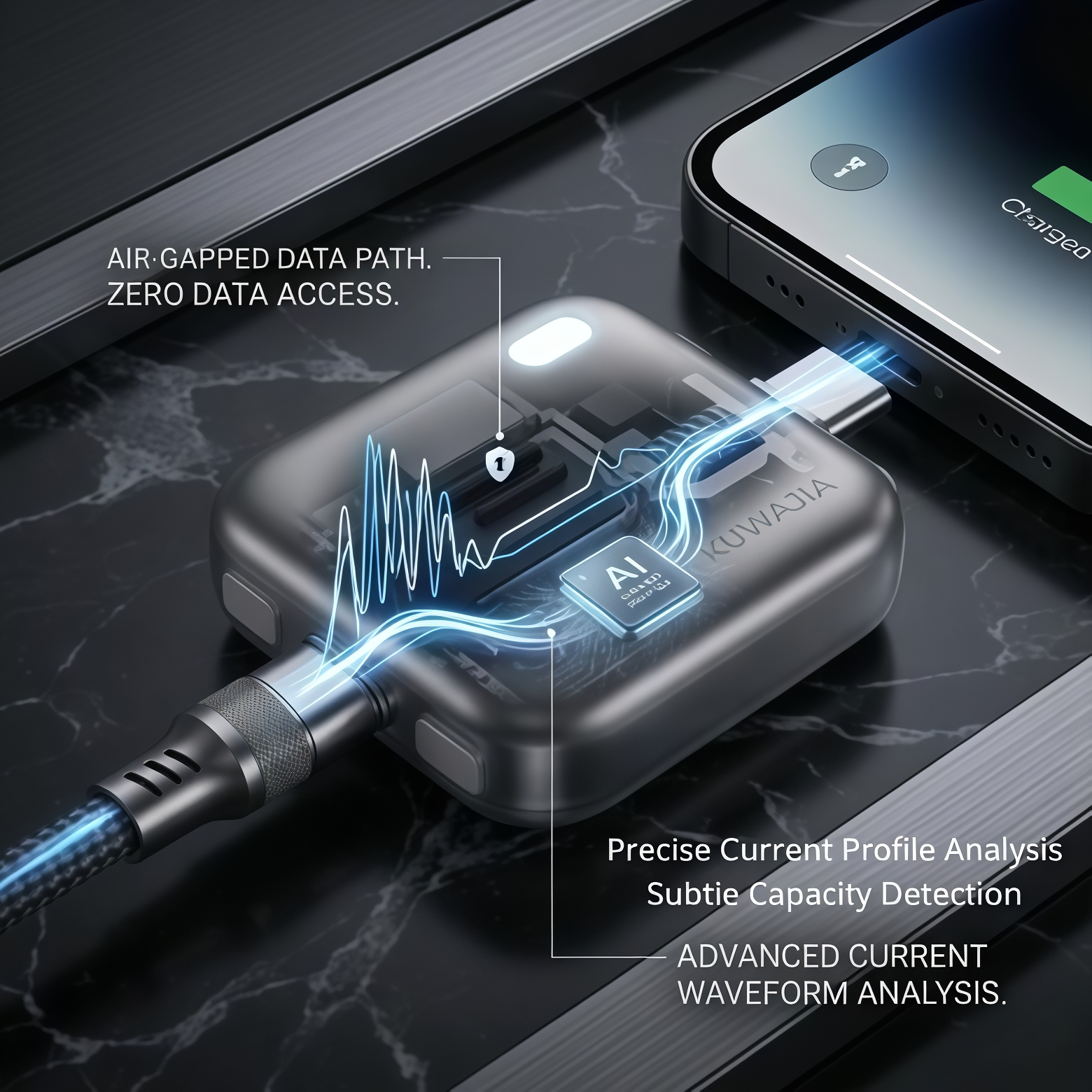 Smart automatic charging cutoff